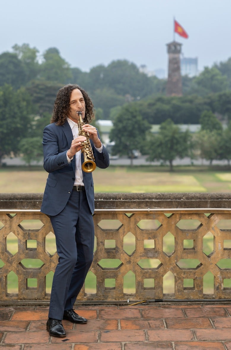  Kenny G biểu diễn ở Hoàng Thành Thăng Long