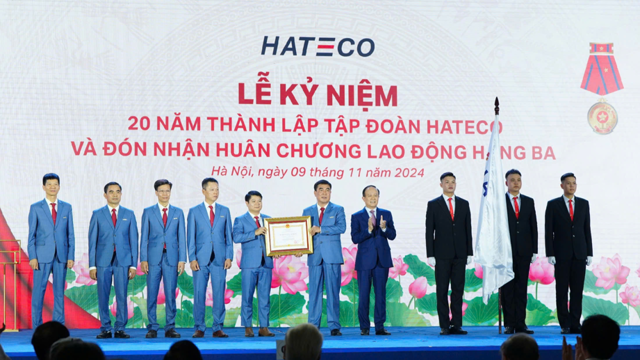 El Grupo Hateco recibió la Medalla Laboral de Tercera Clase
