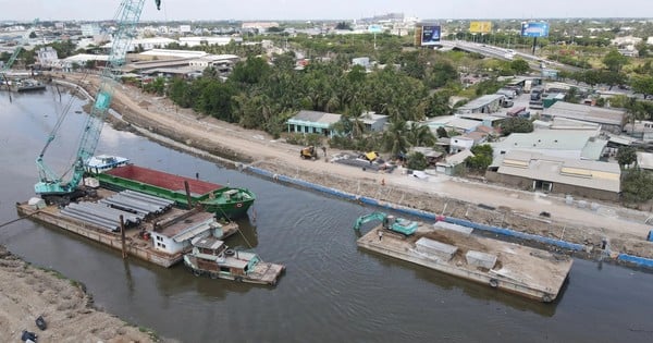 Révélation de la plus longue route longeant le canal de la ville d'Ho Chi Minh, traversant 7 districts