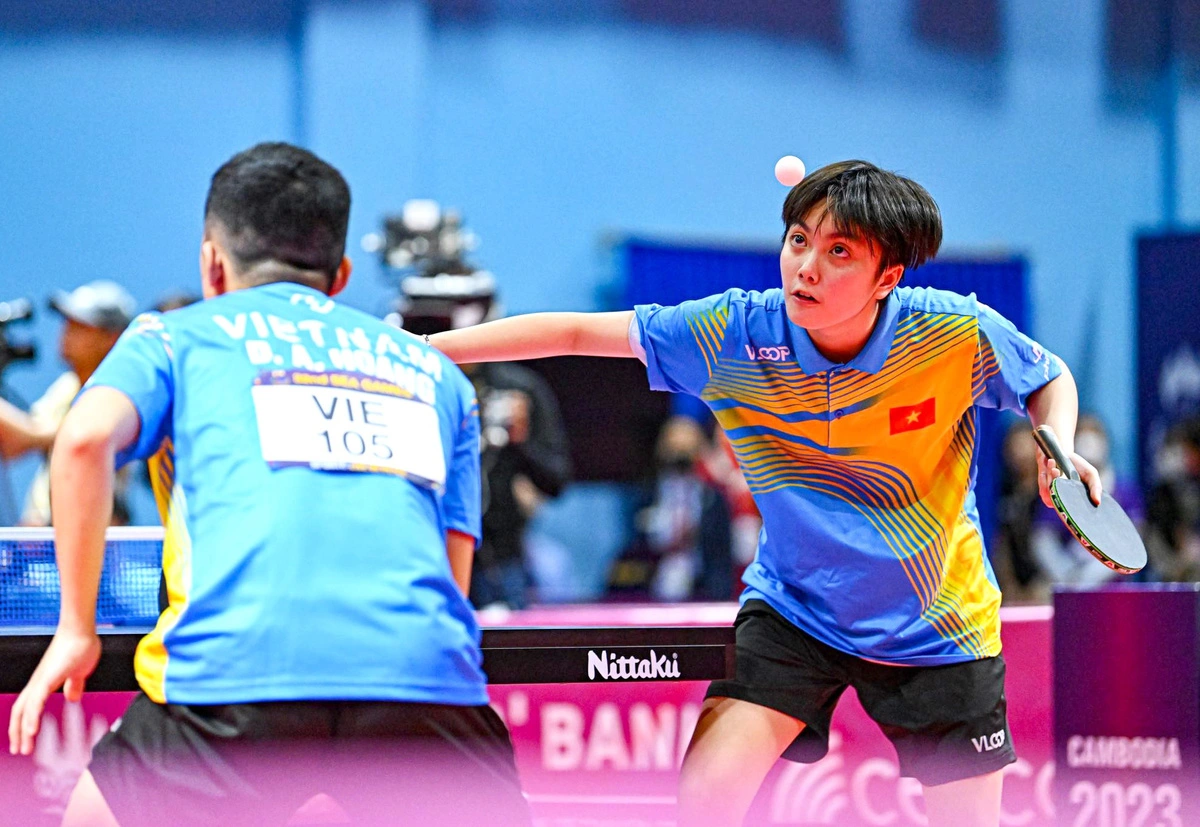 Vietnam table tennis team goes to the US to participate in the tournament