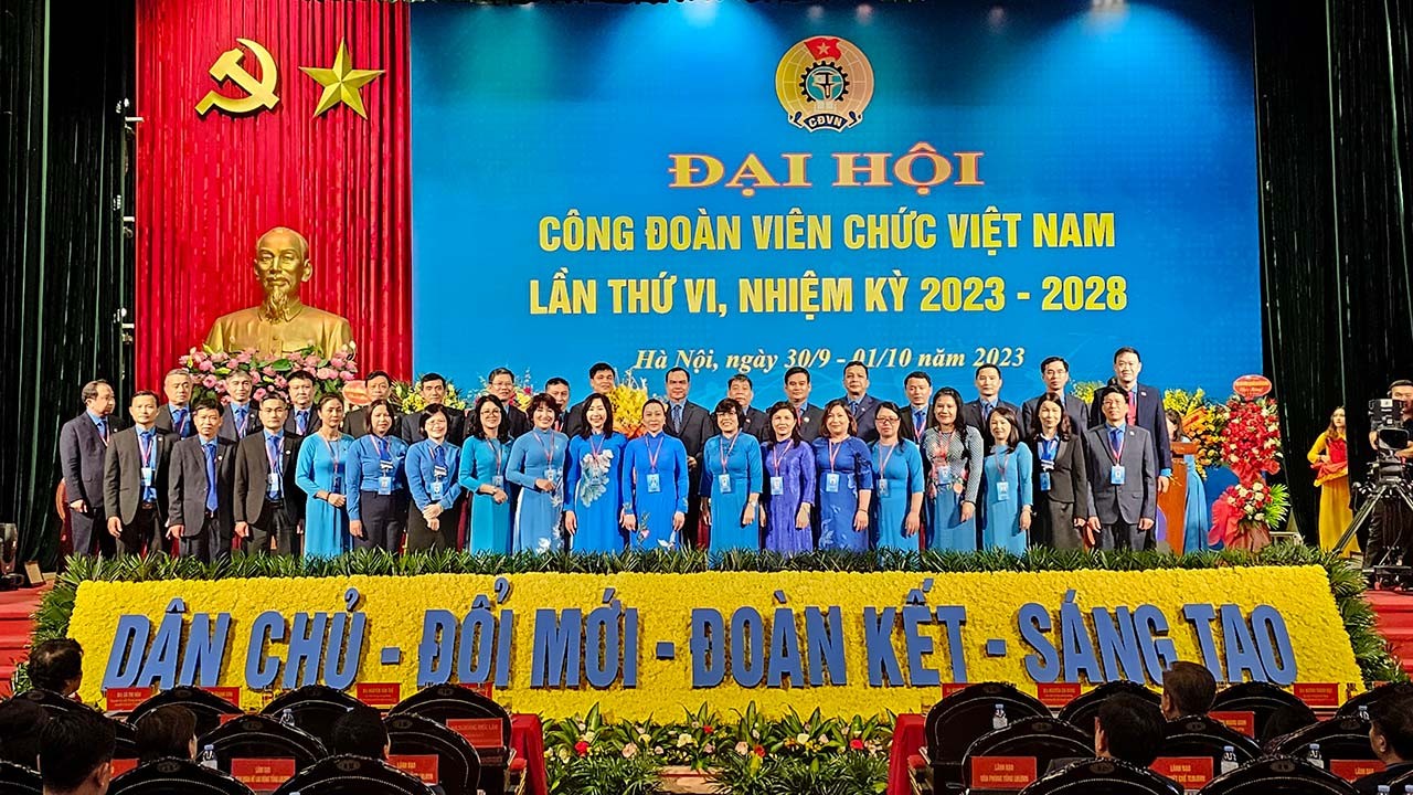 Đại hội Công đoàn Viên chức Việt Nam lần thứ VI thành công tốt đẹp