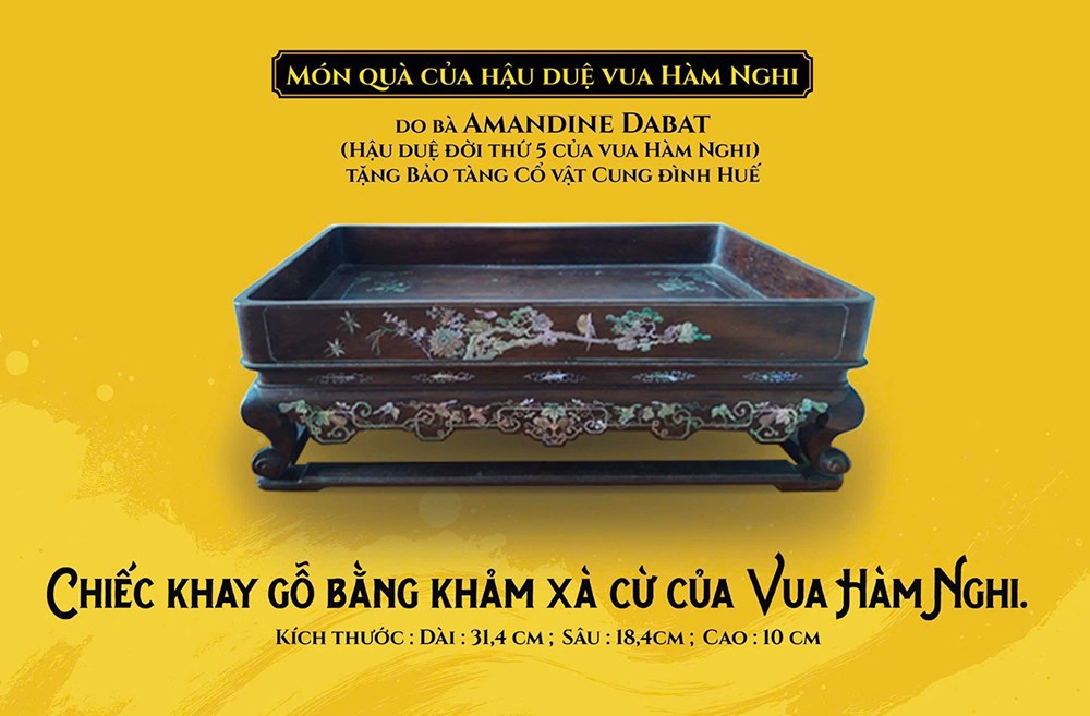 Tiếp nhận các kỷ vật của vua Hàm Nghi từ Pháp - ảnh 3