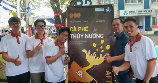 Unique 'grilled water coffee' of Polytechnic students