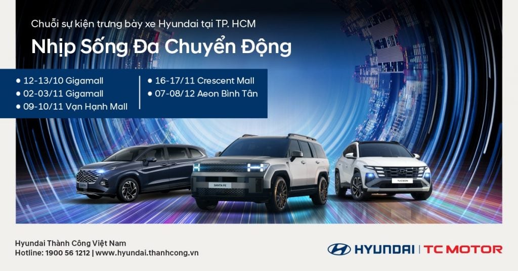 Hyundai Thanh Cong Vietnam organiza la serie de eventos "Multi-motion life"