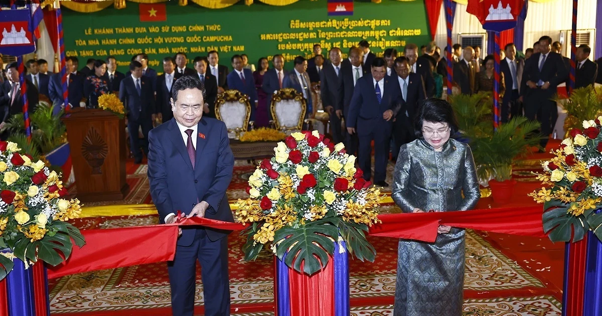 Symbol of solidarity and lasting friendship between Vietnam and Cambodia