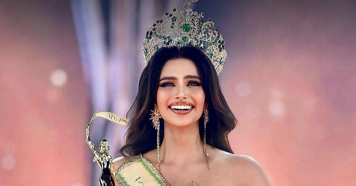 Una belleza india de 20 años coronada Miss Grand International 2024