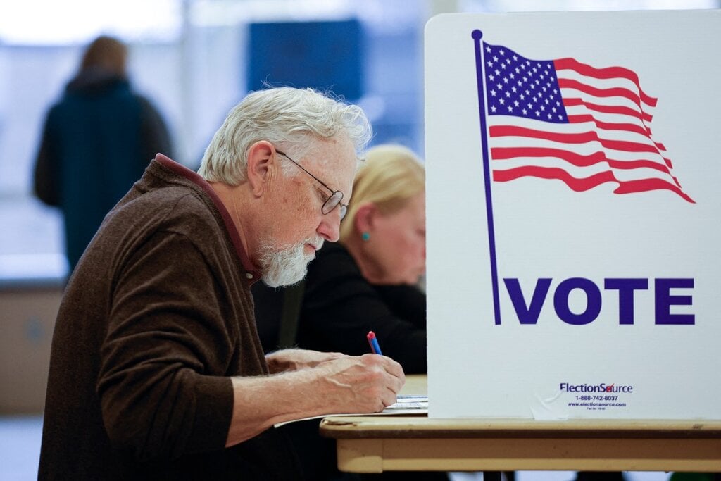 La participation aux premiers votes a été élevée lors de l'élection présidentielle américaine de cette année. Photo : AFP