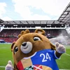 Marvin Wildhage behauptet, er sei als Maskottchen verkleidet in die Allianz Arena gekommen, um während der Eröffnungsfeier der EURO 2024 zu „arbeiten“. (Quelle: Berliner)