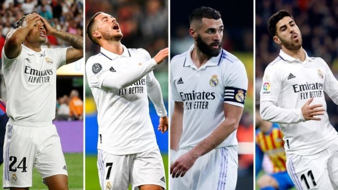 Diaz, Hazard, Benzema និង Asensio ត្រូវបានប្រកាសថានឹងចាកចេញពី Real នៅថ្ងៃទី 3 និងទី 4 ខែមិថុនារៀងៗខ្លួន។ រូបថត៖ អេស