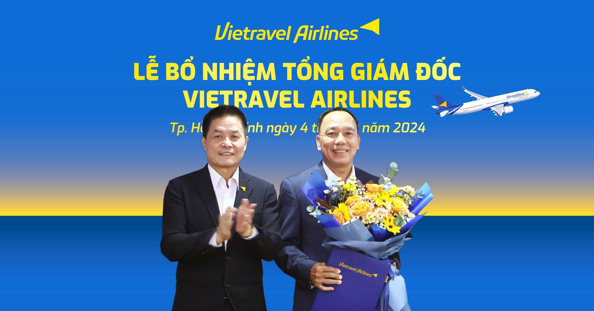 ក្រុមហ៊ុនអាកាសចរណ៍ Vietravel Airlines ស្រាប់តែផ្លាស់ប្តូរអគ្គនាយក