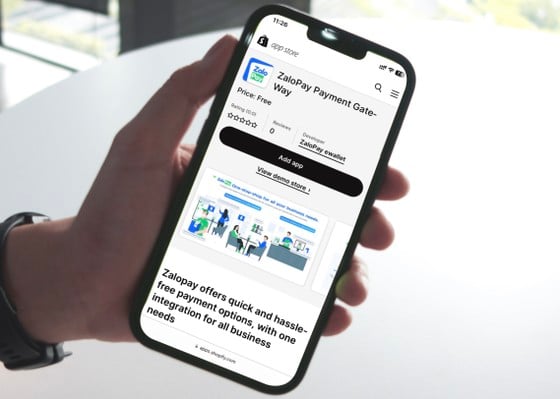 ZaloPay colabora con la plataforma de comercio electrónico Shopify foto 1