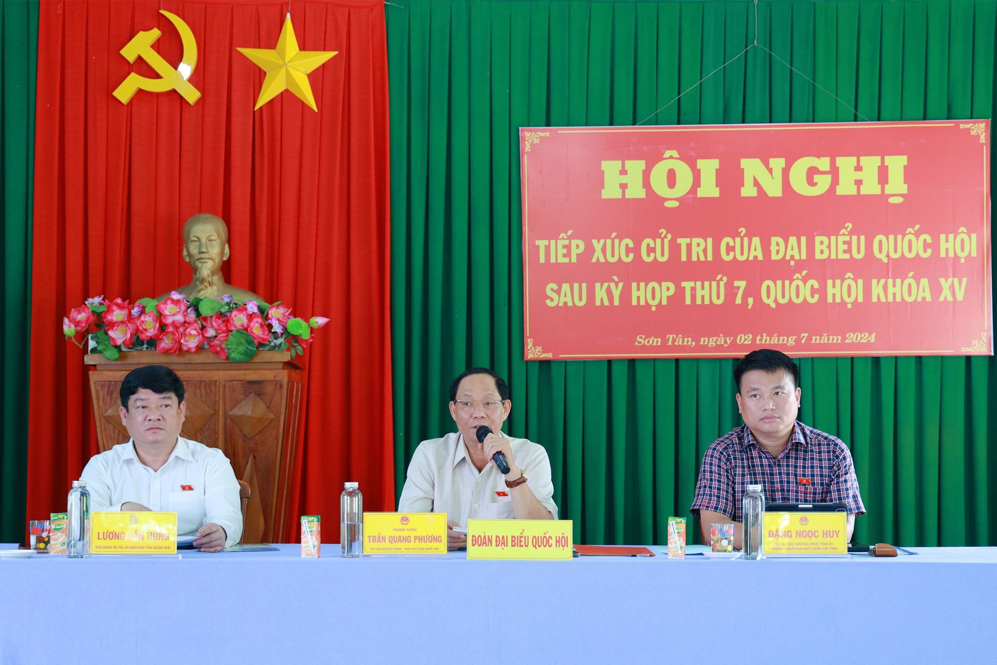 Phó Chủ tịch Quốc hội, Thượng tướng Trần Quang Phương thăm và làm việc tại nhà máy thủy điện ĐakĐRinh -0