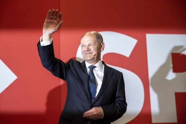 German Chancellor Olaf Scholz continues to receive the trust of the SPD party