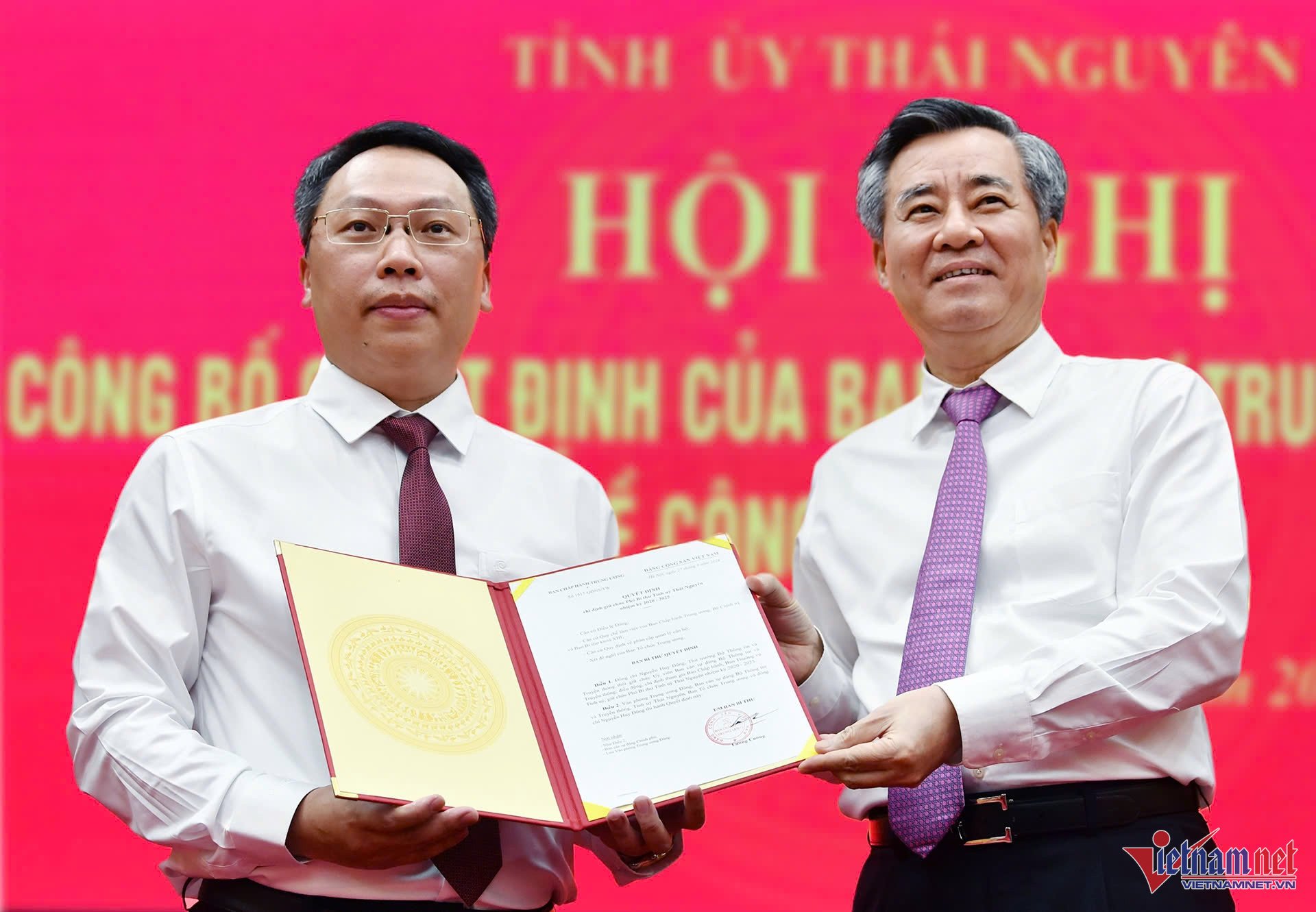 Deputy Minister of Information and Communications Nguyen Huy Dung appointed Deputy Secretary of Thai Nguyen Provincial Party Committee