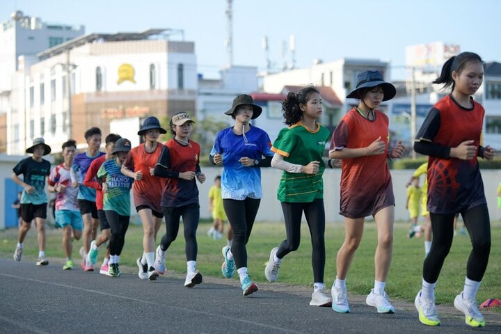 選手たちは競技当日に備えて練習に忙しい。