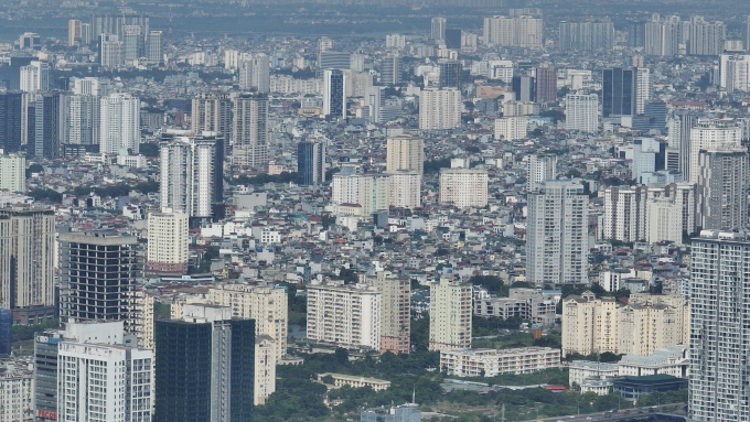 Wohnblocks, Hochhäuser im Westen von Hanoi. Foto: Ngoc Thanh