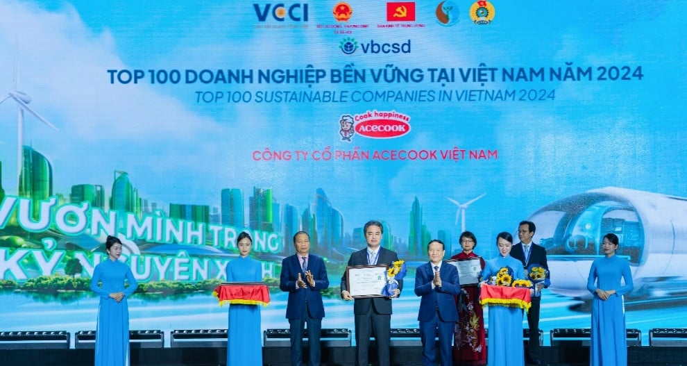 Acecook Vietnam se encuentra entre las 100 empresas más sostenibles