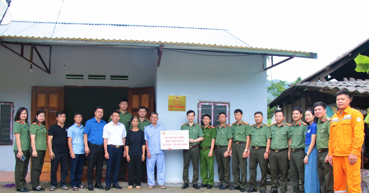 Many meaningful works and projects in the "Volunteer Police Youth" Campaign in the summer in Quang Chu commune