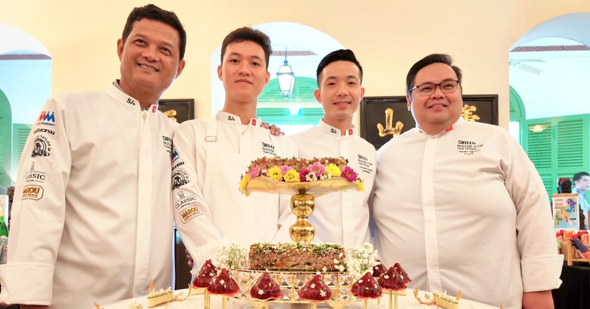 Gegrillte Auberginen mit Frühlingszwiebelöl bringen das vietnamesische Team zur kulinarischen Weltolympiade