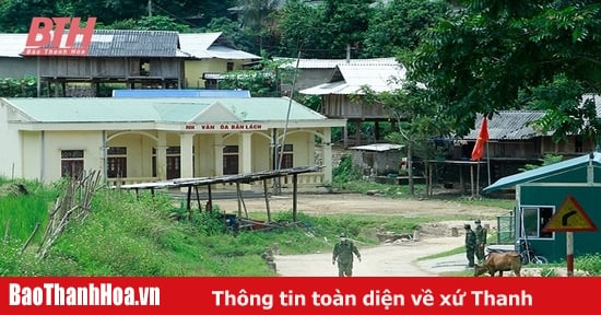 Building new rural villages associated with border protection in Muong Lat