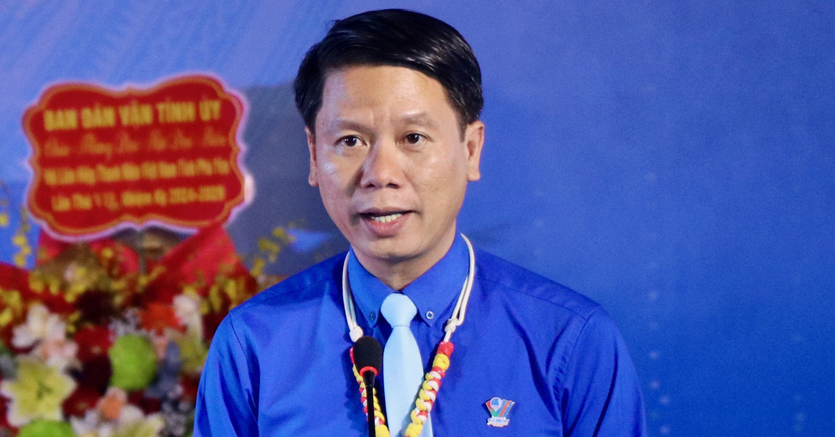 Mr. Luong Minh Tung was re-elected as Chairman of the Vietnam Youth Union of Phu Yen province.