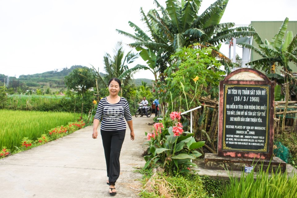 M&ocirc; h&igrave;nh &ldquo;Du lịch cộng đồng y&ecirc;u chuộng h&ograve;a b&igrave;nh&rdquo; được triển khai tại nơi từng xảy ra vụ thảm s&aacute;t Sơn Mỹ.