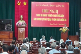 Periodic information for retired officials under the management of the Provincial Party Standing Committee in Dong Ha City