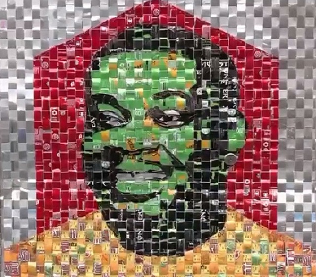 Cuadros creativos con latas recicladas - Foto 1.
