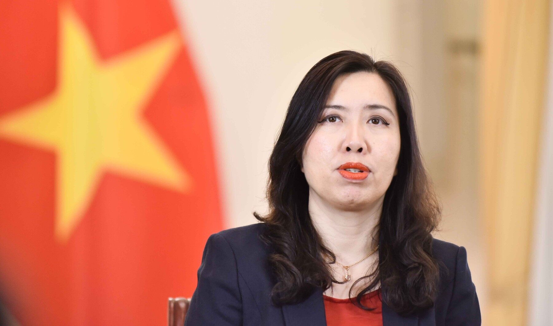 Thứ trưởng Ngoại giao Lê Thị Thu Hằng. Ảnh: Bộ Ngoại giao