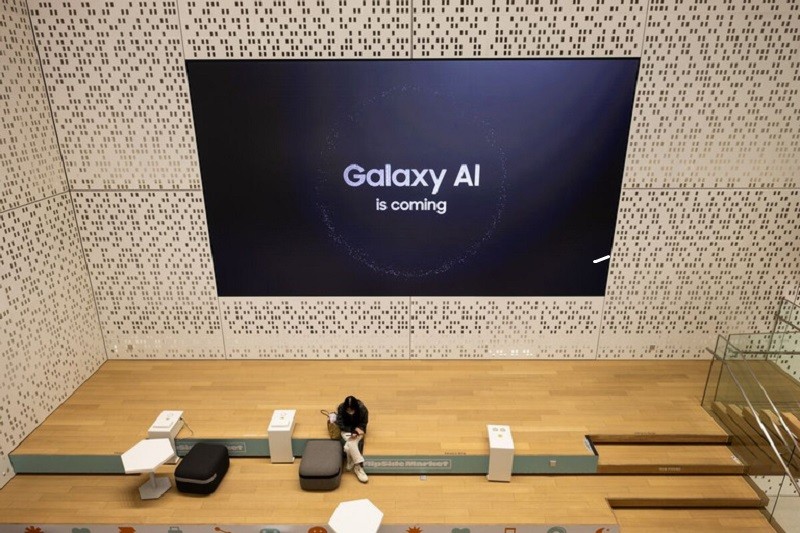 Một cửa hàng Samsung tại Seoul của Hàn Quốc.