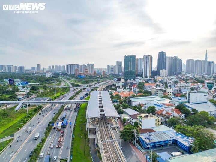 Hiện tuyến Metro số 1 đã hoàn thành 100% khối lượng thi công.