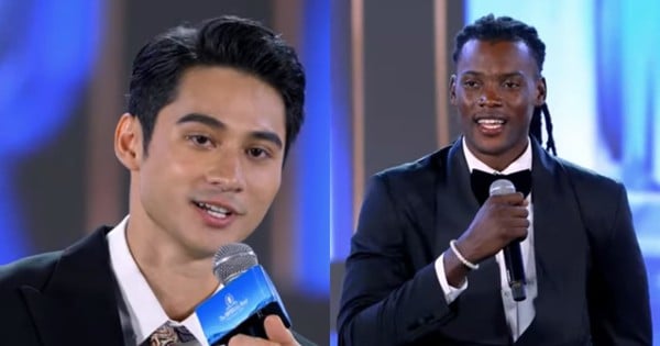 Pham Tuan Ngoc, primer finalista de Mr Mundo 2024, tuvo una excelente respuesta, superando a su formidable oponente.