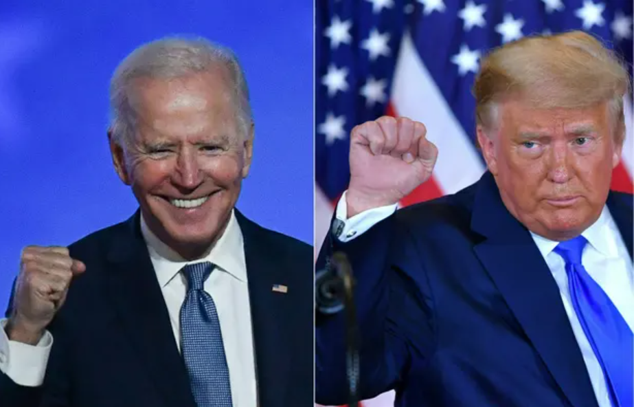 Khảo sát cho thấy ông Trump dẫn trước ông Biden trong bầu cử Mỹ năm 2024  - Ảnh 1.