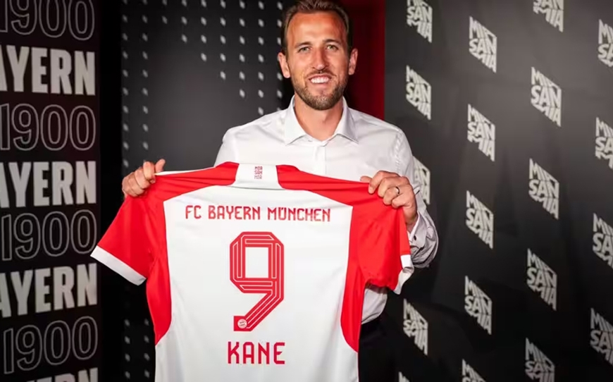 Harry Kane spielt offiziell für Bayern München