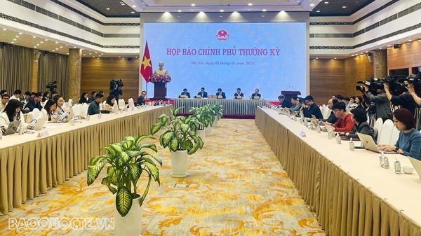 Tăng trưởng GDP của Việt Nam thuộc nhóm cao trong khu vực và thế giới