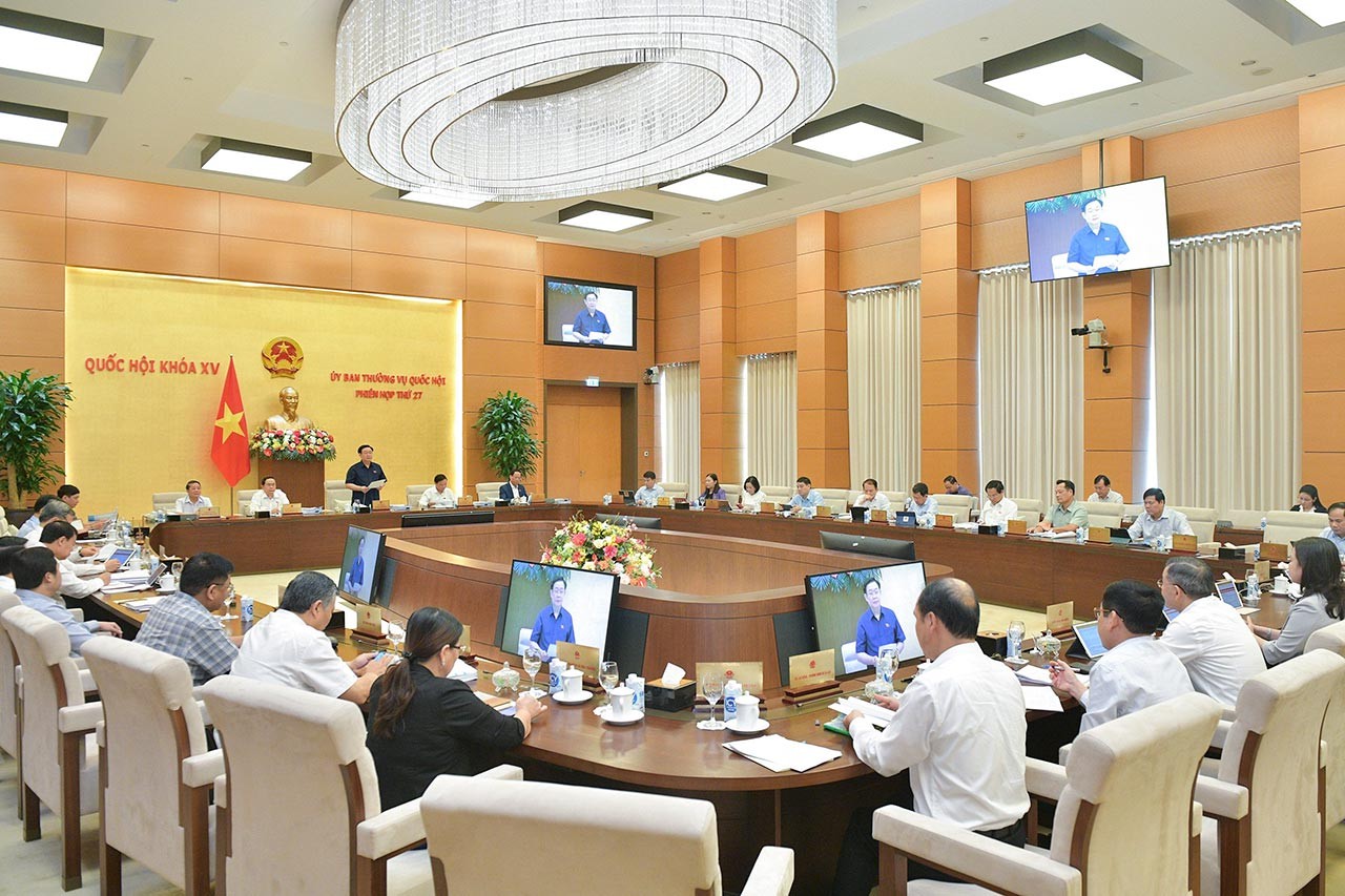 Kỳ họp thứ 27, Ủy ban Thường vụ Quốc hội sẽ thảo luận 16 nhóm nội dung quan trọng