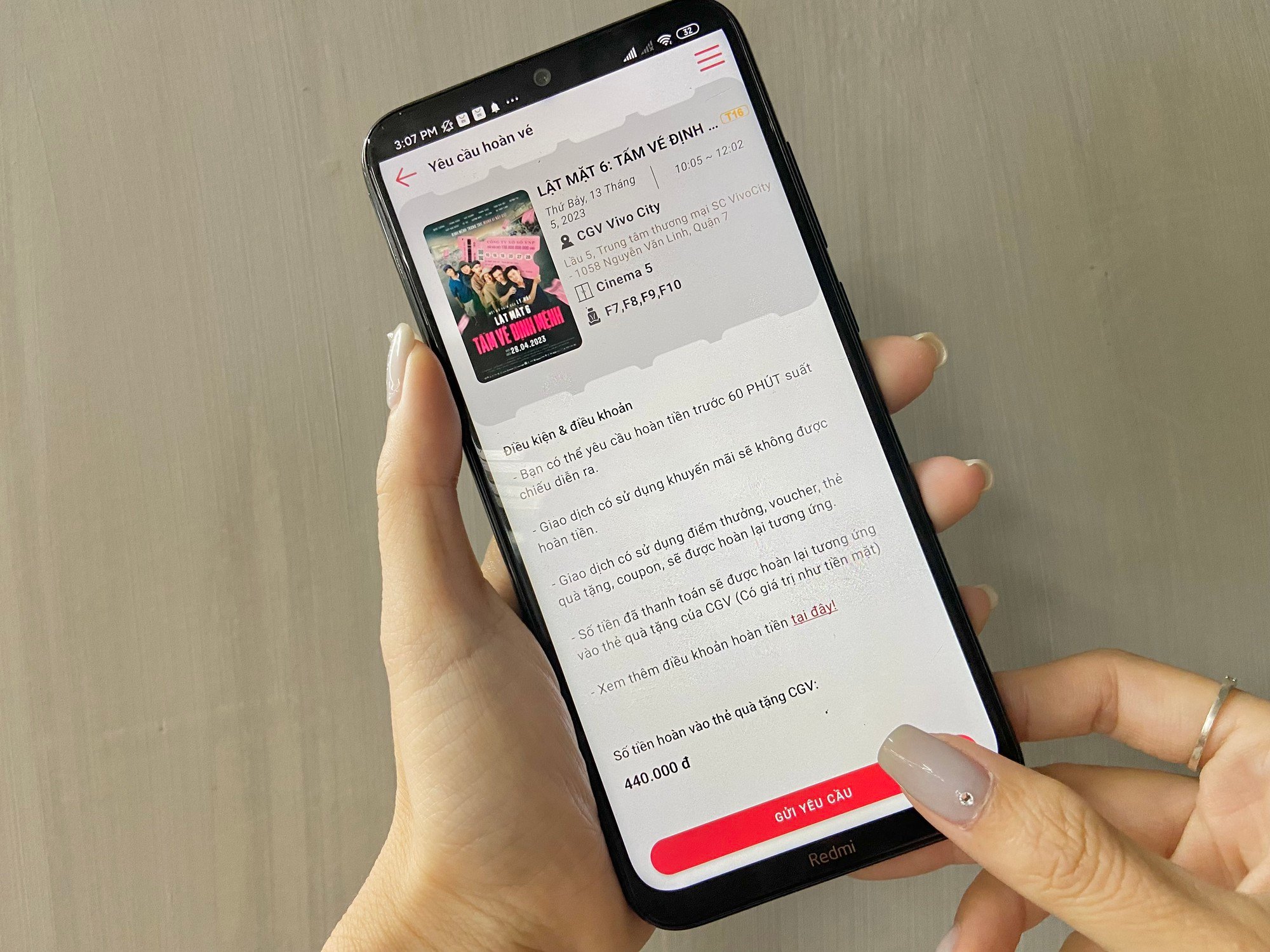 CGV ra mắt tính năng cho phép người dùng hoàn vé xem phim - Ảnh 1.