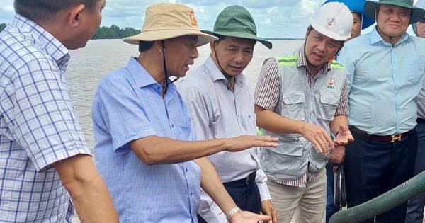 Soc Trang starts construction on another sand mine to supply the horizontal highway