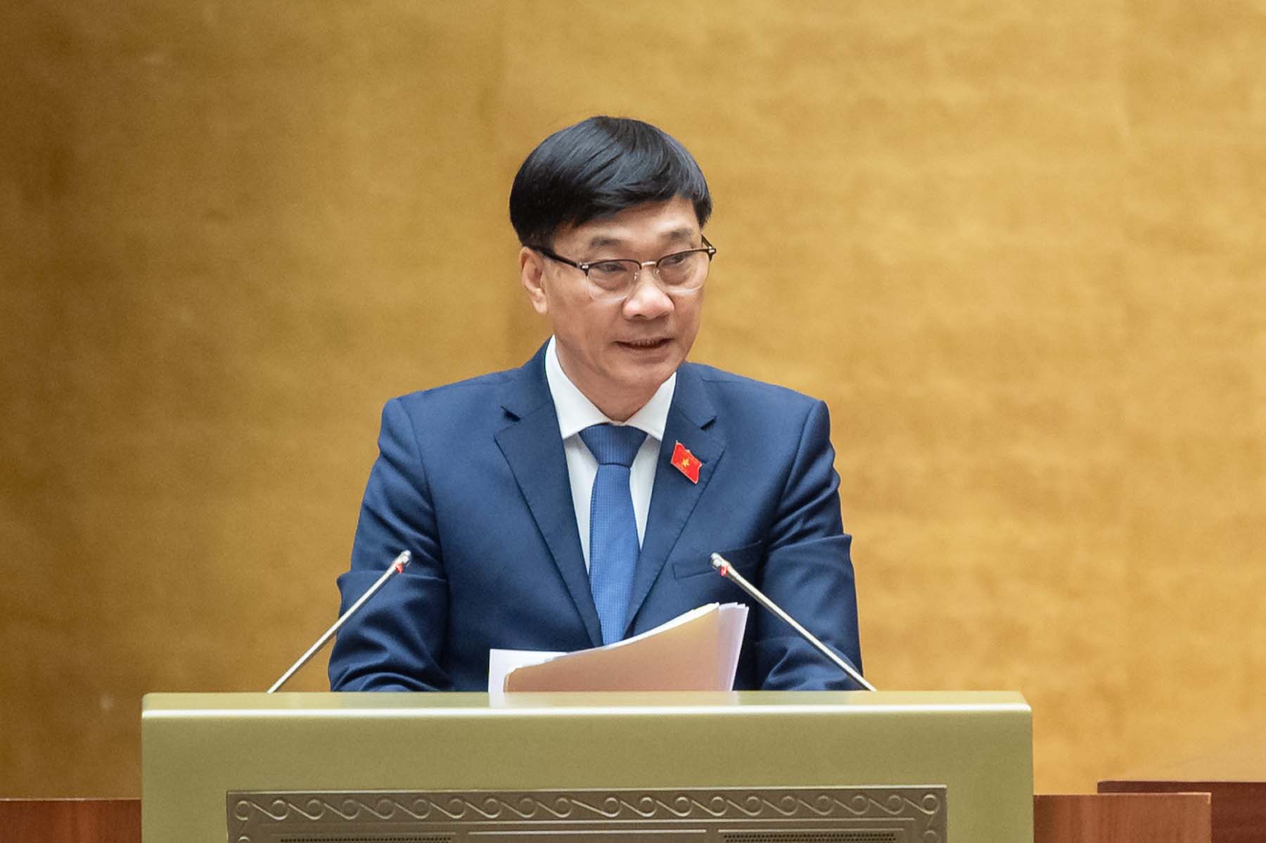 Chairman of the National Assembly's Economic Committee Vu Hong Thanh. Photo: Pham Thang