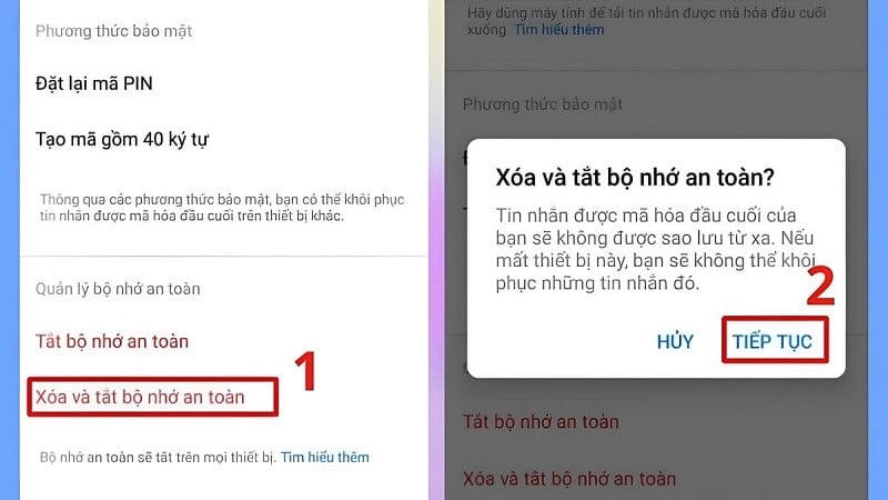 Cách tắt mã hóa đầu cuối trên Messenger cực đơn giản