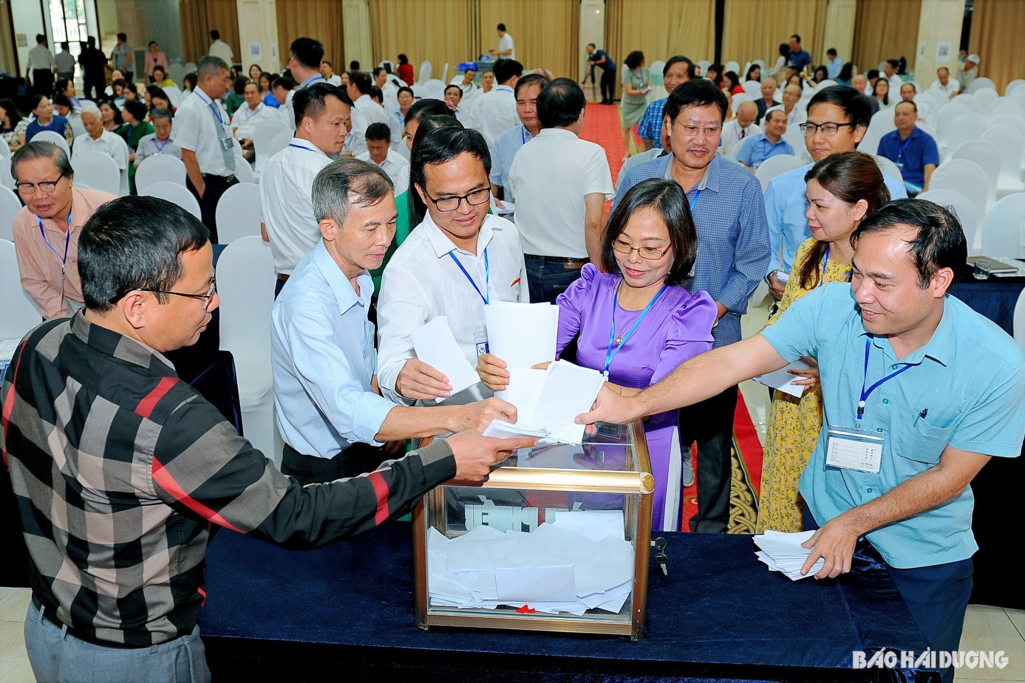 Comrade Vu Van Uy was elected to the position of Chairman of Hai Duong Provincial Newspaper Association, Faculty Ix, Photo 3