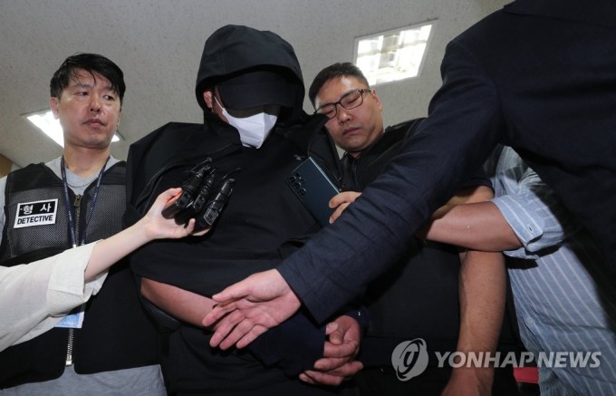 警察は5月28日、李氏を尋問のため大邱市裁判所に連行した。写真：聯合ニュース