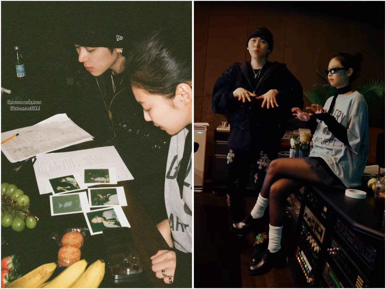 Hình ảnh cùng Jennie được Zico chia sẻ. Ảnh: Instagram