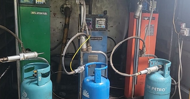 Hiểm họa từ hành vi sang chiết gas trái phép