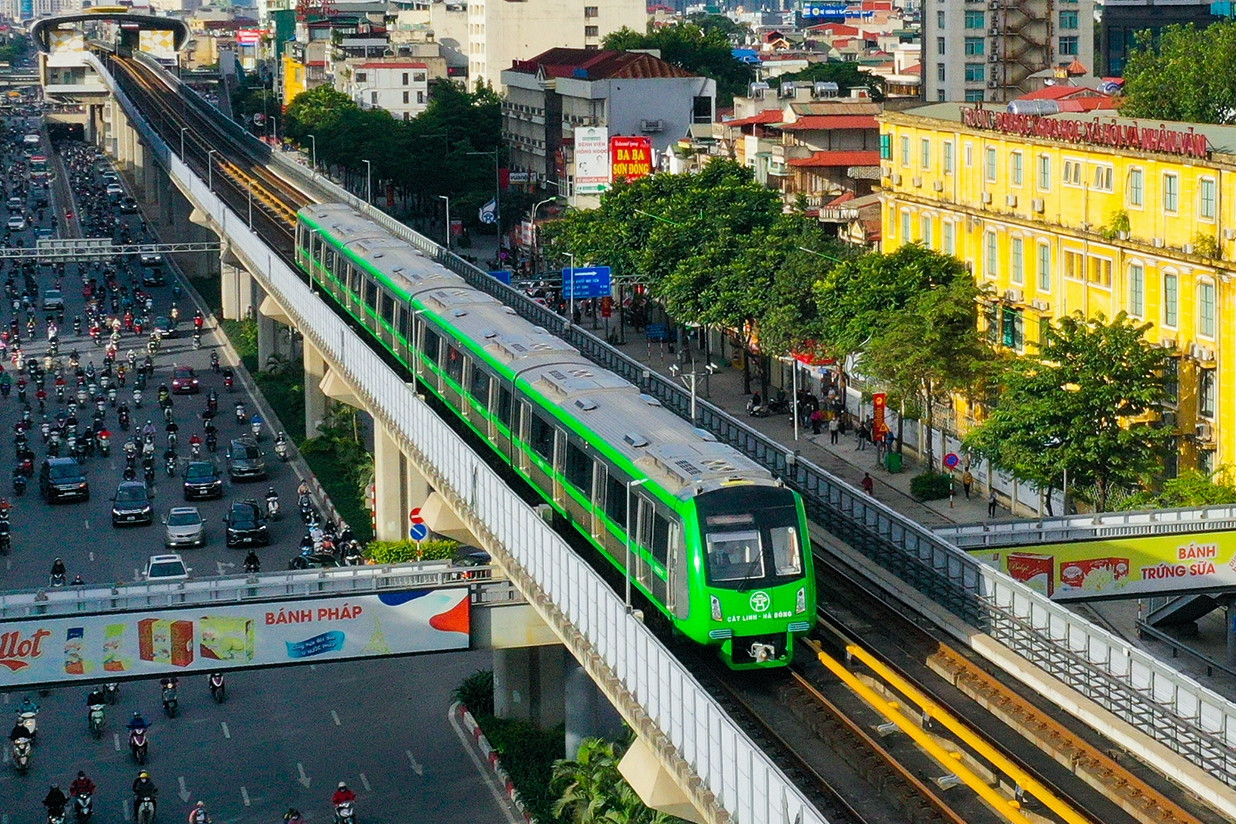 カットリン - ハドン地下鉄は、ニョン - ハノイ駅線により「寂しさ」が軽減される