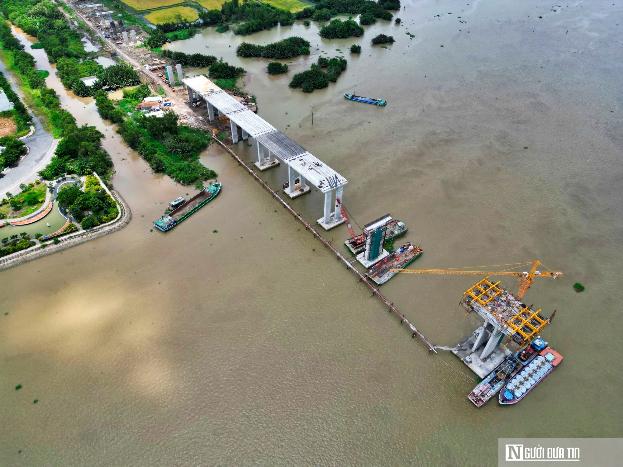 Diện mạo cây cầu lớn nhất Vành đai 3 nối Tp.HCM với Đồng Nai- Ảnh 4.