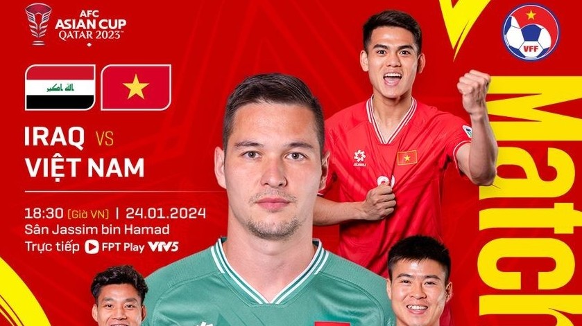 International press comments and predicts the score of the match between Vietnam and Iraq