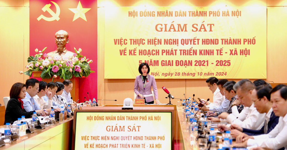 HĐND Thành phố Hà Nội giám sát thực hiện các chỉ tiêu quy hoạch, đô thị