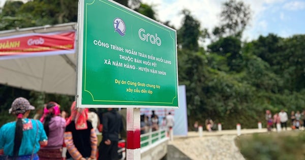 Khánh thành hai công trình tại Lai Châu trong dự án 'xây cầu đến lớp' của Grab