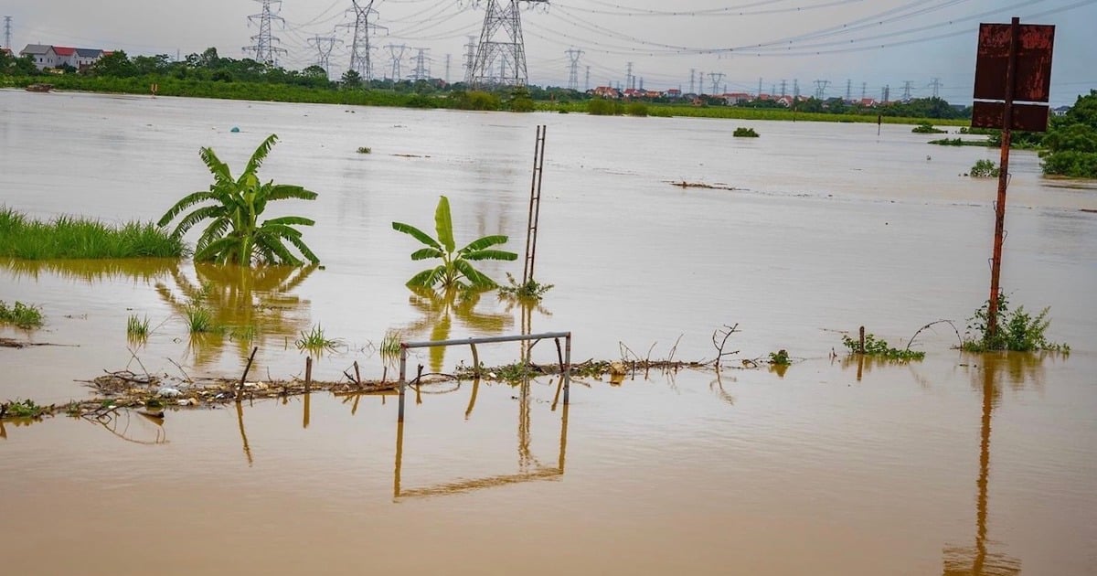 Advertencia de inundaciones en los ríos Cau y Ca Lo en los distritos de Soc Son y Dong Anh